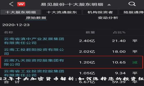 2023年十大加密货币解析：如何选择您的投资组合？