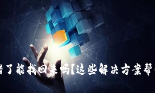 虚拟币转错了能找回来吗?这些解决方案帮你挽回损失