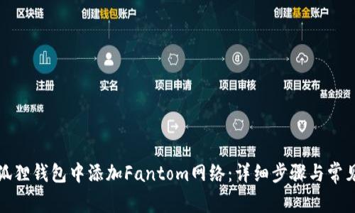 如何在小狐狸钱包中添加Fantom网络：详细步骤与常见问题解答