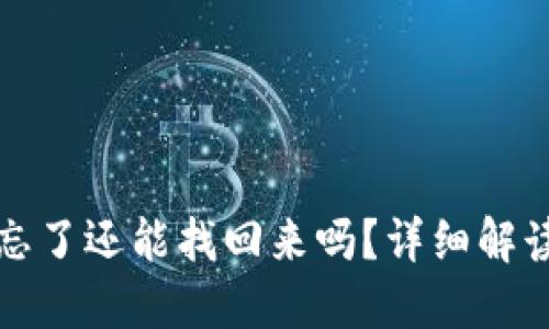 TP钱包密码忘了还能找回来吗?详细解读与重设方法